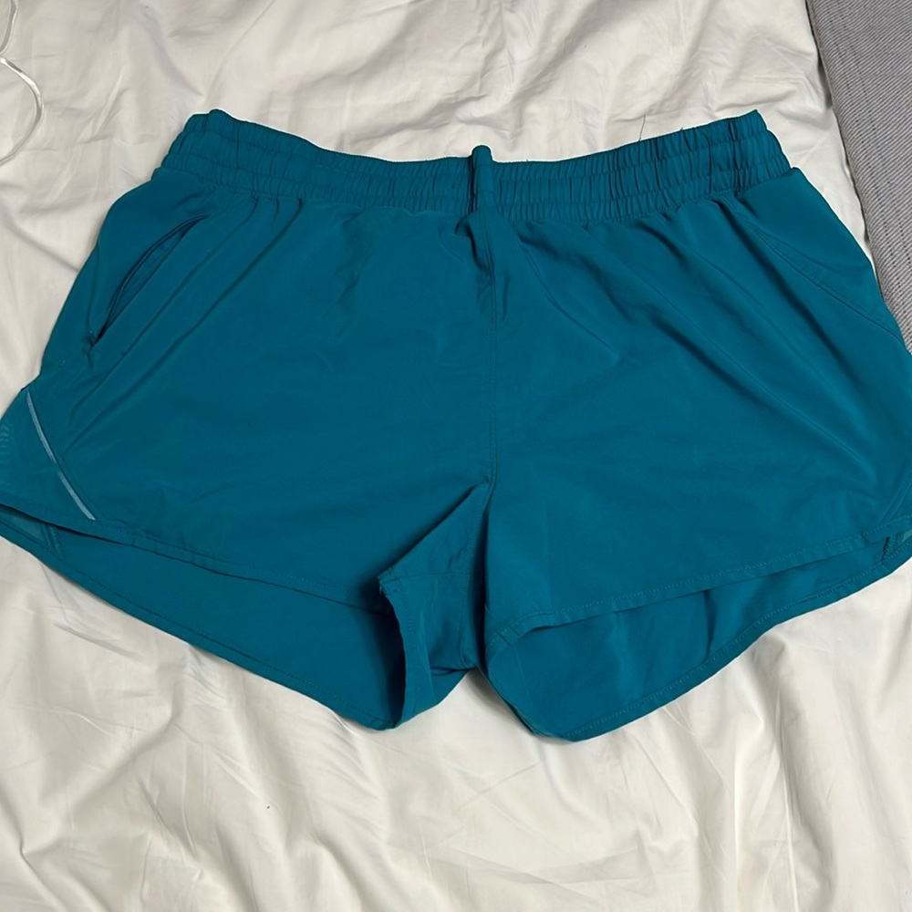 Teal blue women’s XL all in motion running shorts